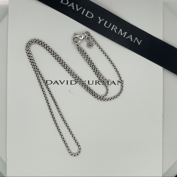 David Yurman Silver 925 Box Chain 